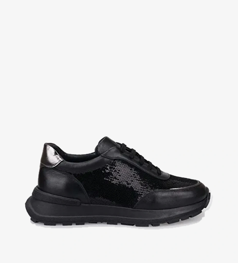 Cabani Ayakkabı Gri Kadın Deri Sneaker 124769 - Görsel 1