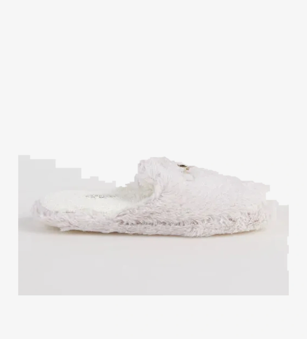 Fabrika Comfort Beyaz Kadın Ev Terliği BAILEY