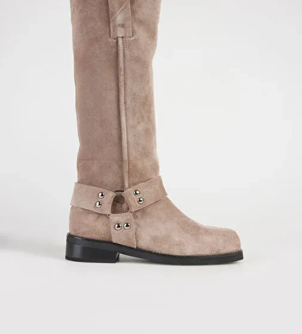 Vince Camuto Vince Camuto Vizon Siyah Kadın Süet Çizme Francis model görseli