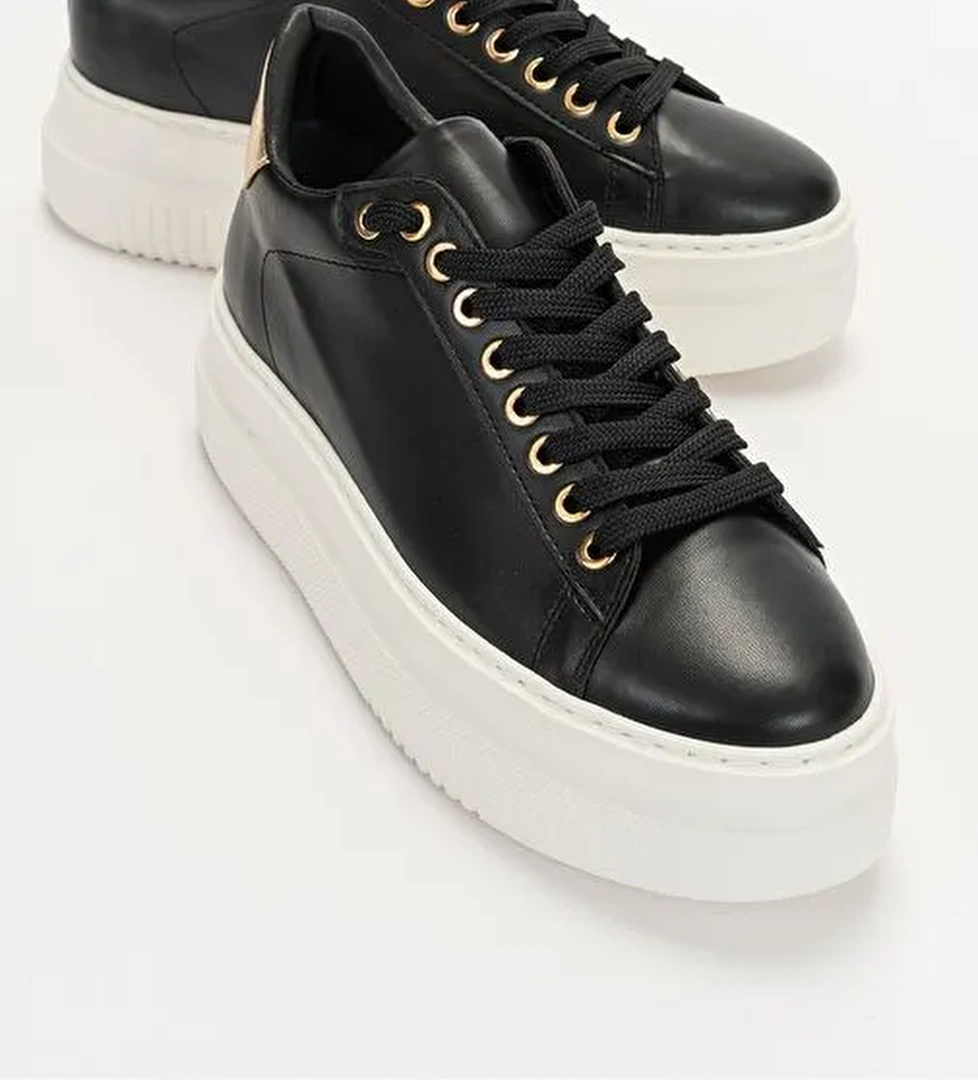 SPES Siyah Kadın Spor Ayakkabı - Görsel 1