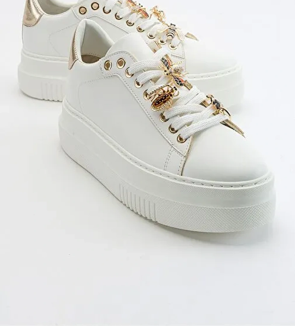 Luvi Shoes Beyaz Kadın Sneaker 223-852 - Görsel 1