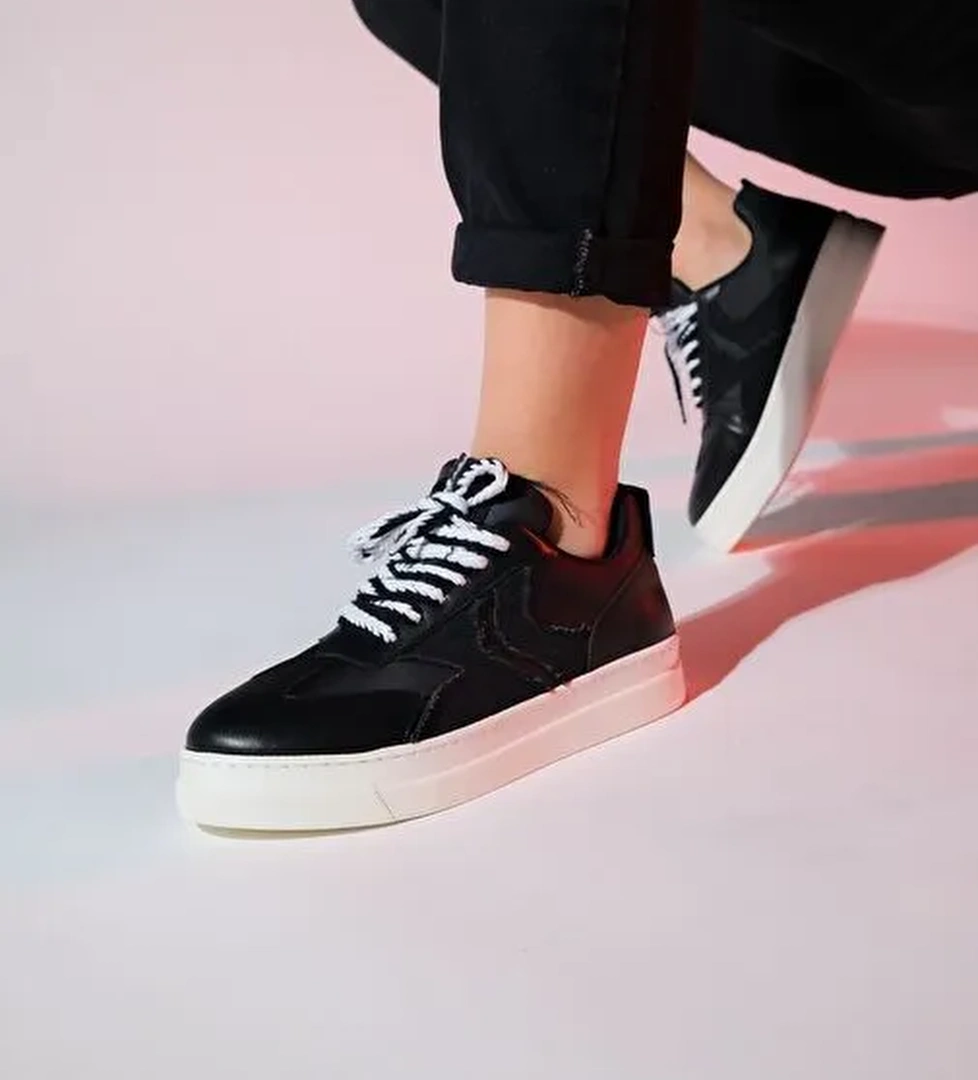 Luvi Shoes Bej Kadın Sneaker 223-1513 - Görsel 1