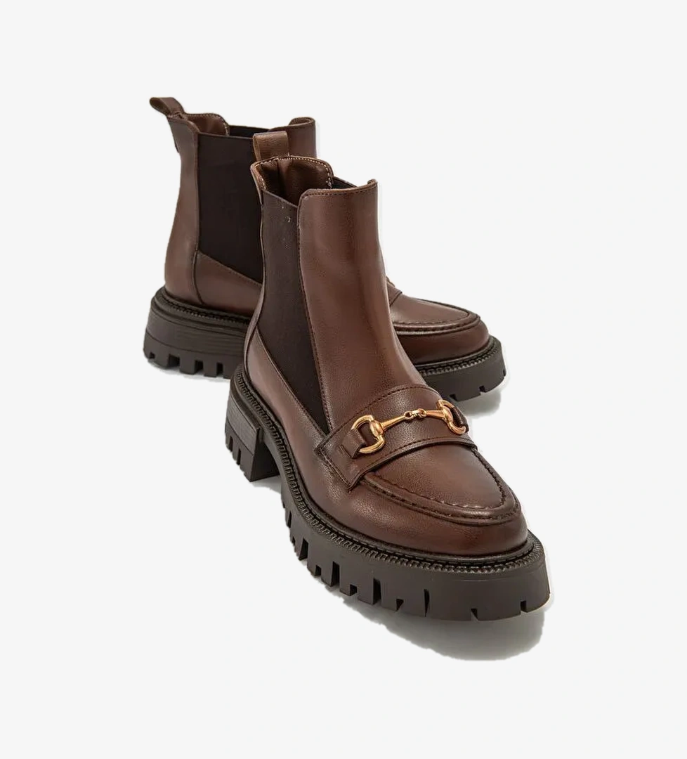 VESPER Taba Tokalı Kadın Chelsea Bot - Görsel 1