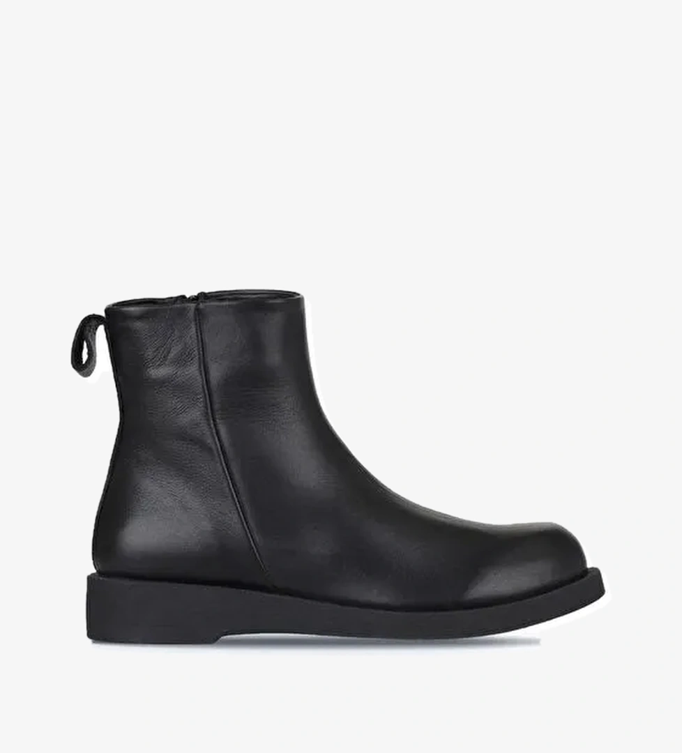 Bueno Shoes Siyah Deri Kadın Düz Bot 01wz8901 - Görsel 1