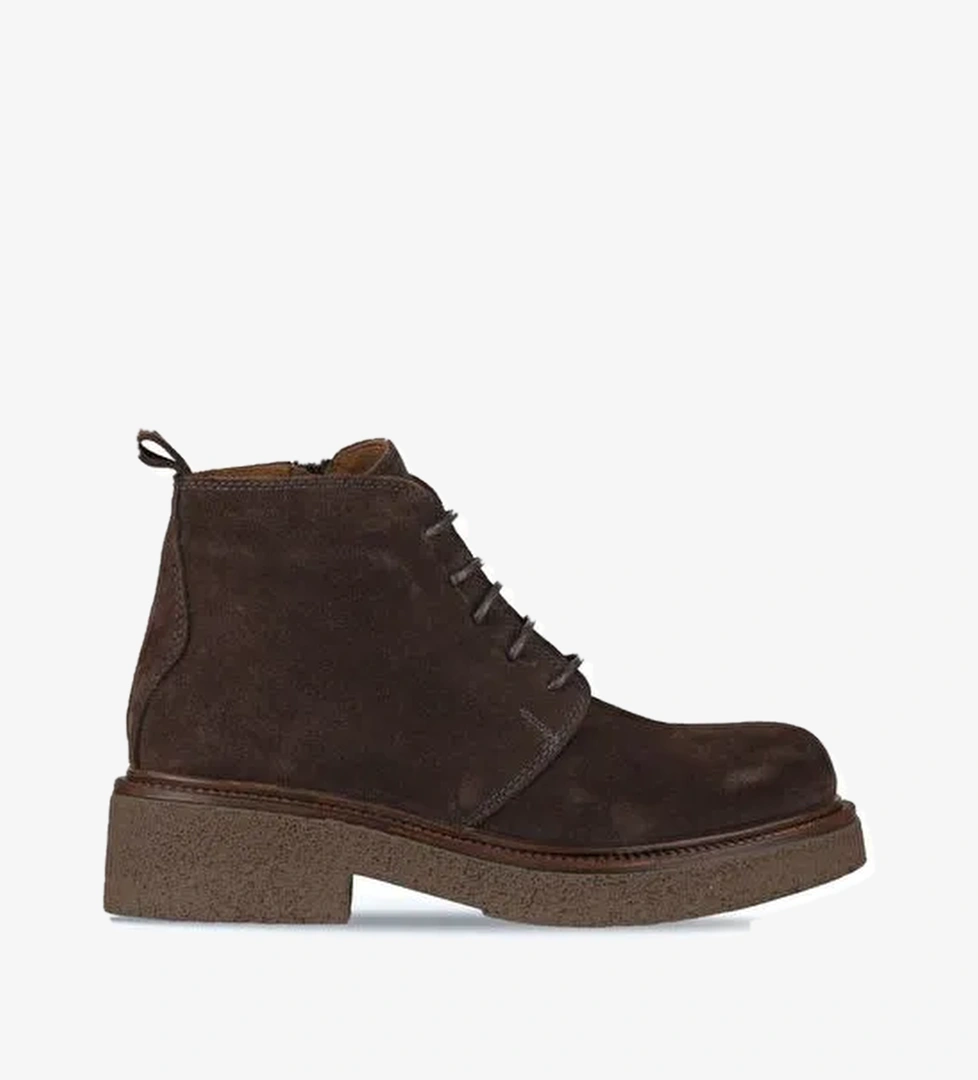 Bueno Shoes Kahverengi Süet Kadın Topuklu Bot 01wz4304 - Görsel 1