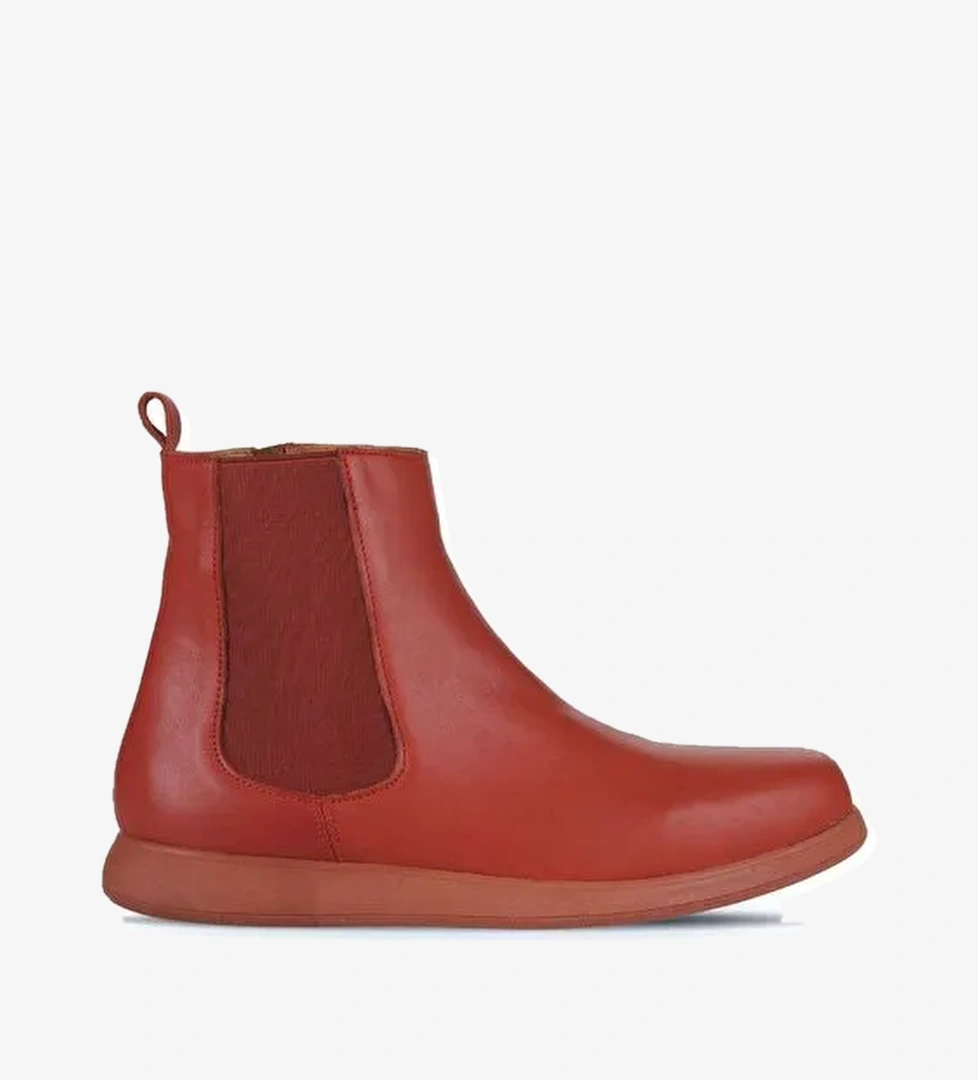 Bueno Shoes Kiremit Deri Kadın Düz Bot 01wz4204 - Görsel 1