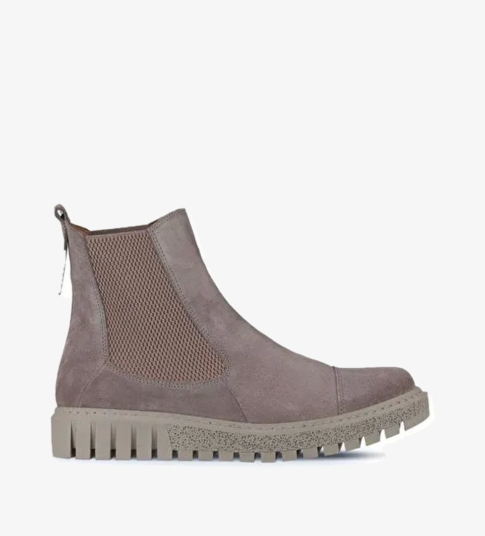 Bueno Shoes Vizon Süet Kadın Düz Bot 01wz5202 - Görsel 1