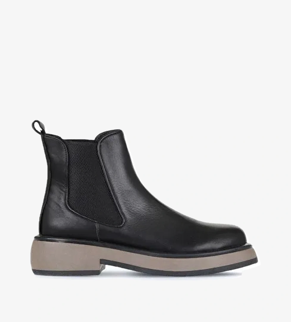 Bueno Shoes Siyah Vizon Deri Kadın 01wz4501 - Görsel 1