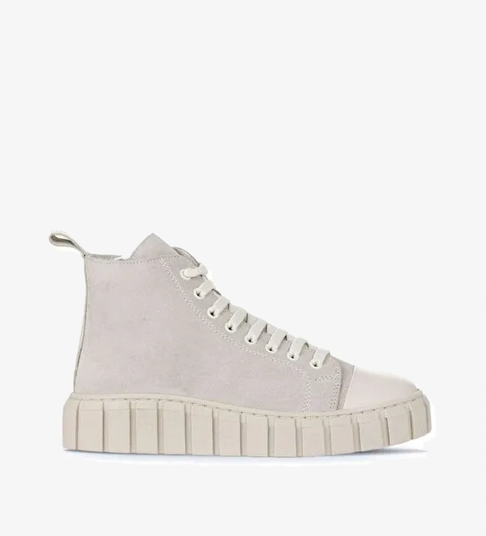 Bueno Shoes Bej Süet Kadın Düz Bot 01wz4101 - Görsel 1