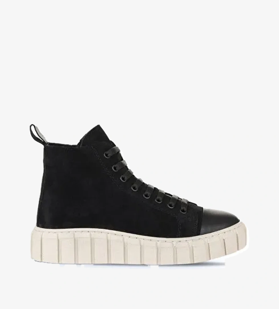 Bueno Shoes Siyah Süet Kadın Düz Bot 01wz4101 - Görsel 1