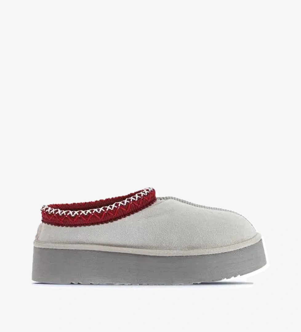 Bueno Shoes Bej Süet Kadın Dolgu Topuklu Bot 05ag6054054 - Görsel 1