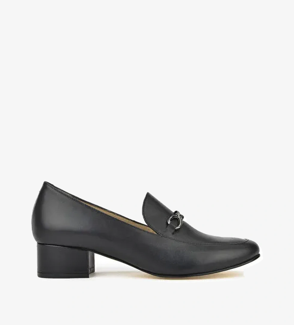 Ziya Siyah Kadın Deri Topuklu Ayakkabı 1431030Z1607_000 - Görsel 1