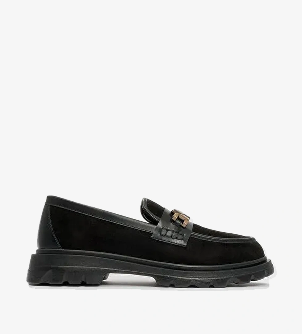 Luvi Shoes Bej Kadın Loafer 1-566KA515 - Görsel 1