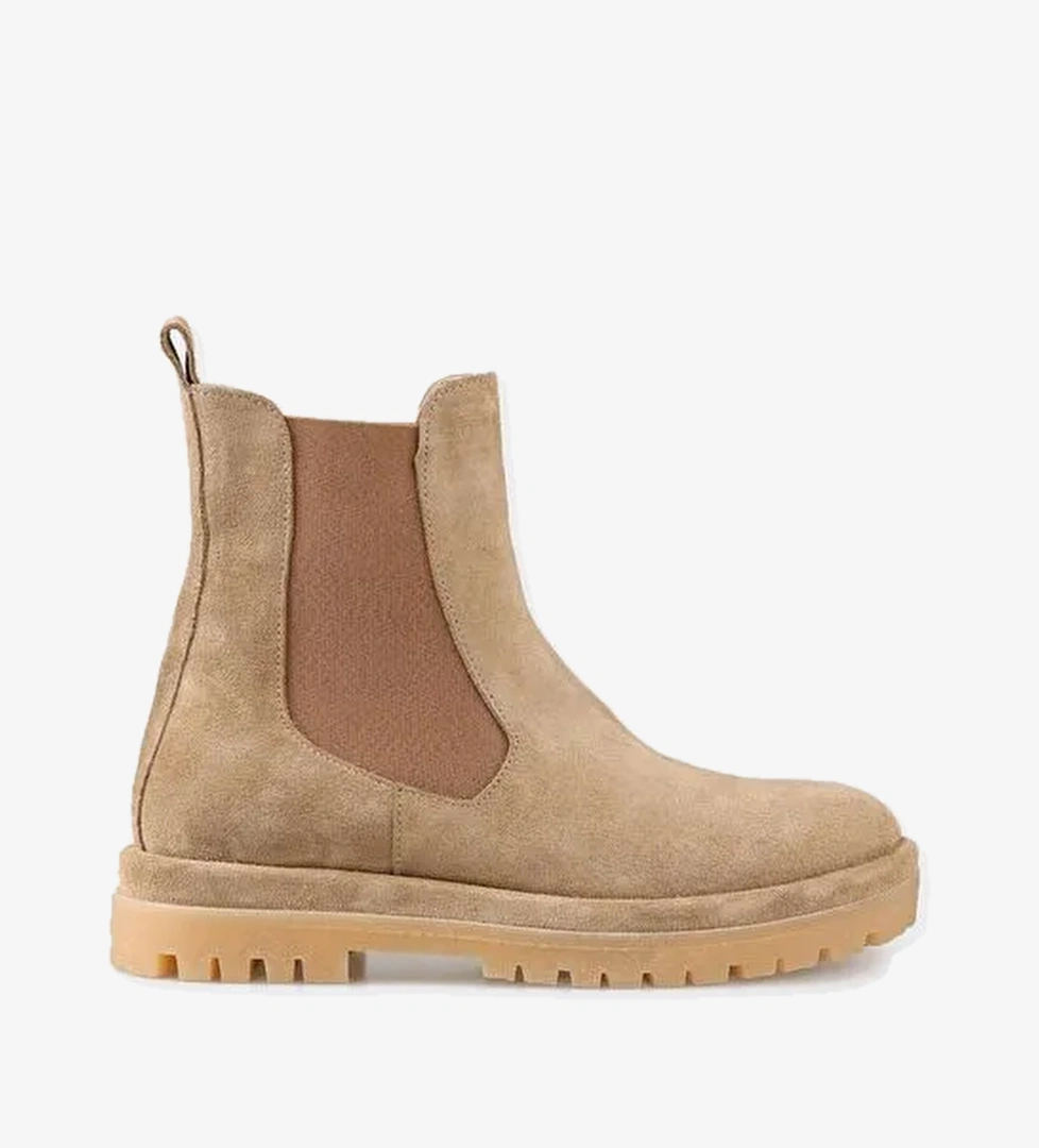 Bej Deri Kadın Günlük Bot - Görsel 1