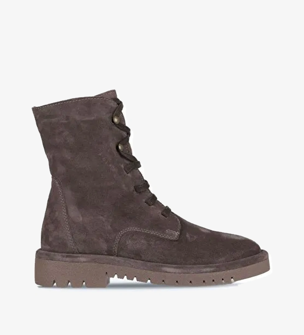 Bueno Shoes Vizon Süet Kadın Düz Bot 01wz6701 - Görsel 1