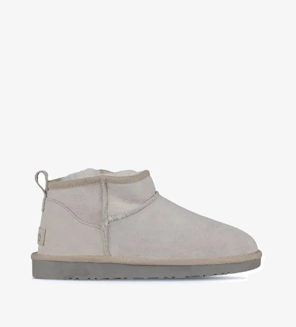 Bueno Shoes Bej Süet Kadın Düz Bot 05ag2074055 - Görsel 1