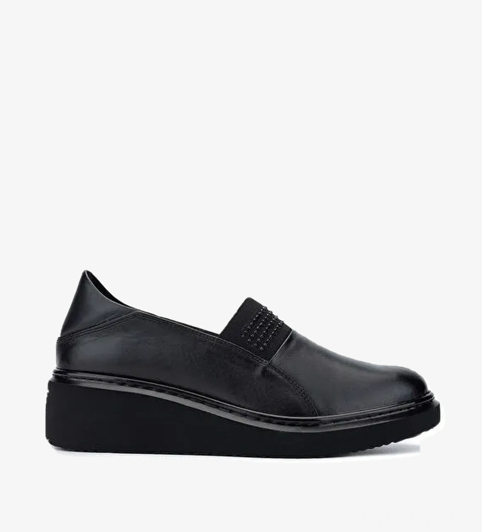 Tamer Tanca Kahverengi Kadın Deri Günlük Ayakkabı 824 155-1 BN AYK SK24-25 - Görsel 1