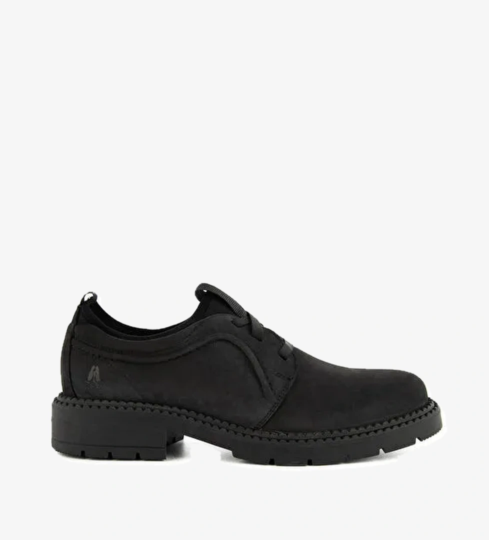 Hush Puppies Siyah Erkek Nubuk Günlük Ayakkabı Kabo