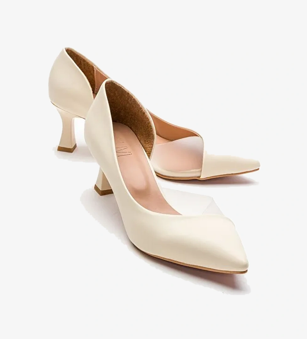 Luvi Shoes Platin Kadın Stiletto 101-353 - Görsel 1