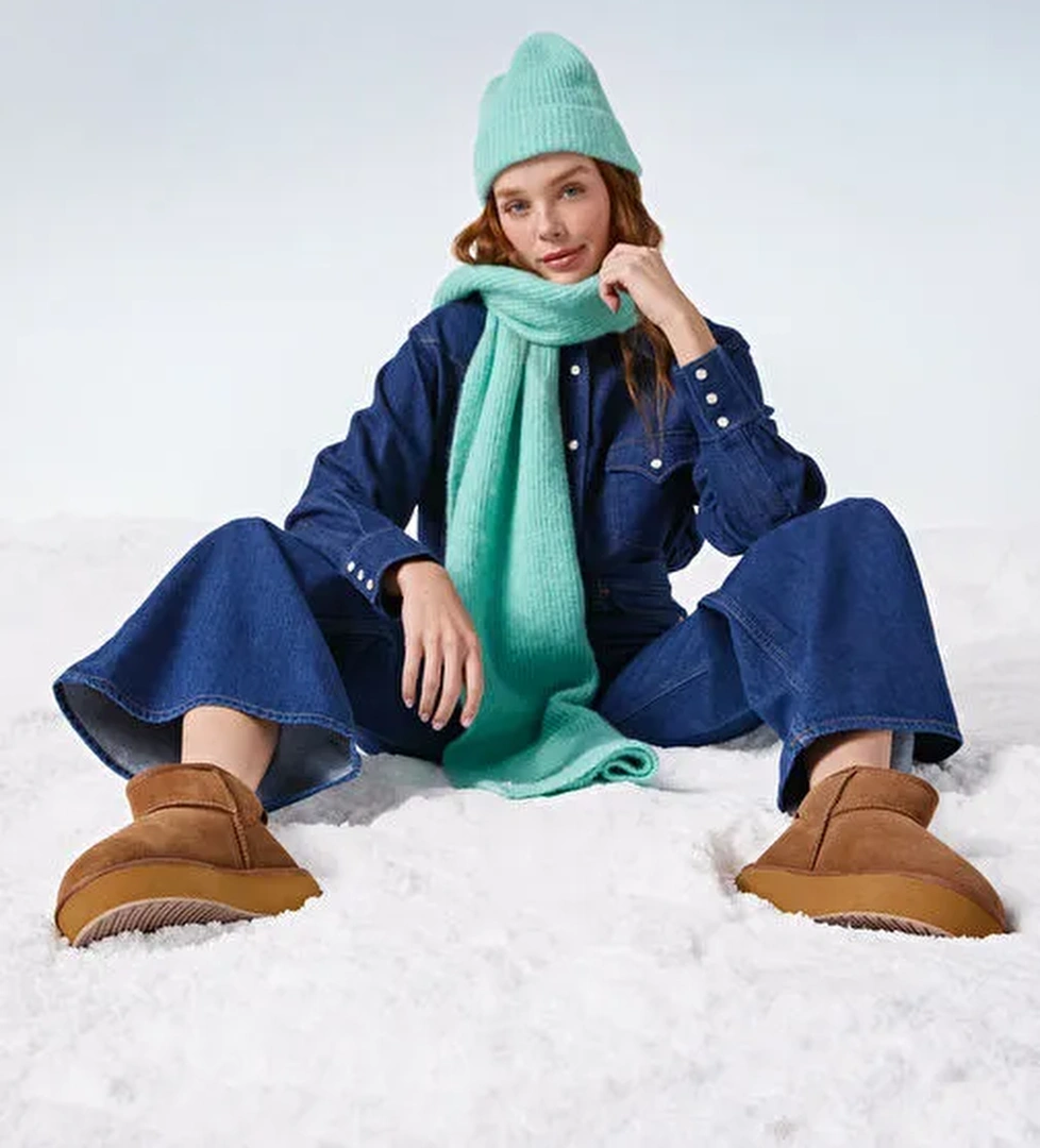 EMU Kahve Kadın Deri Bot W13082 - Görsel 1