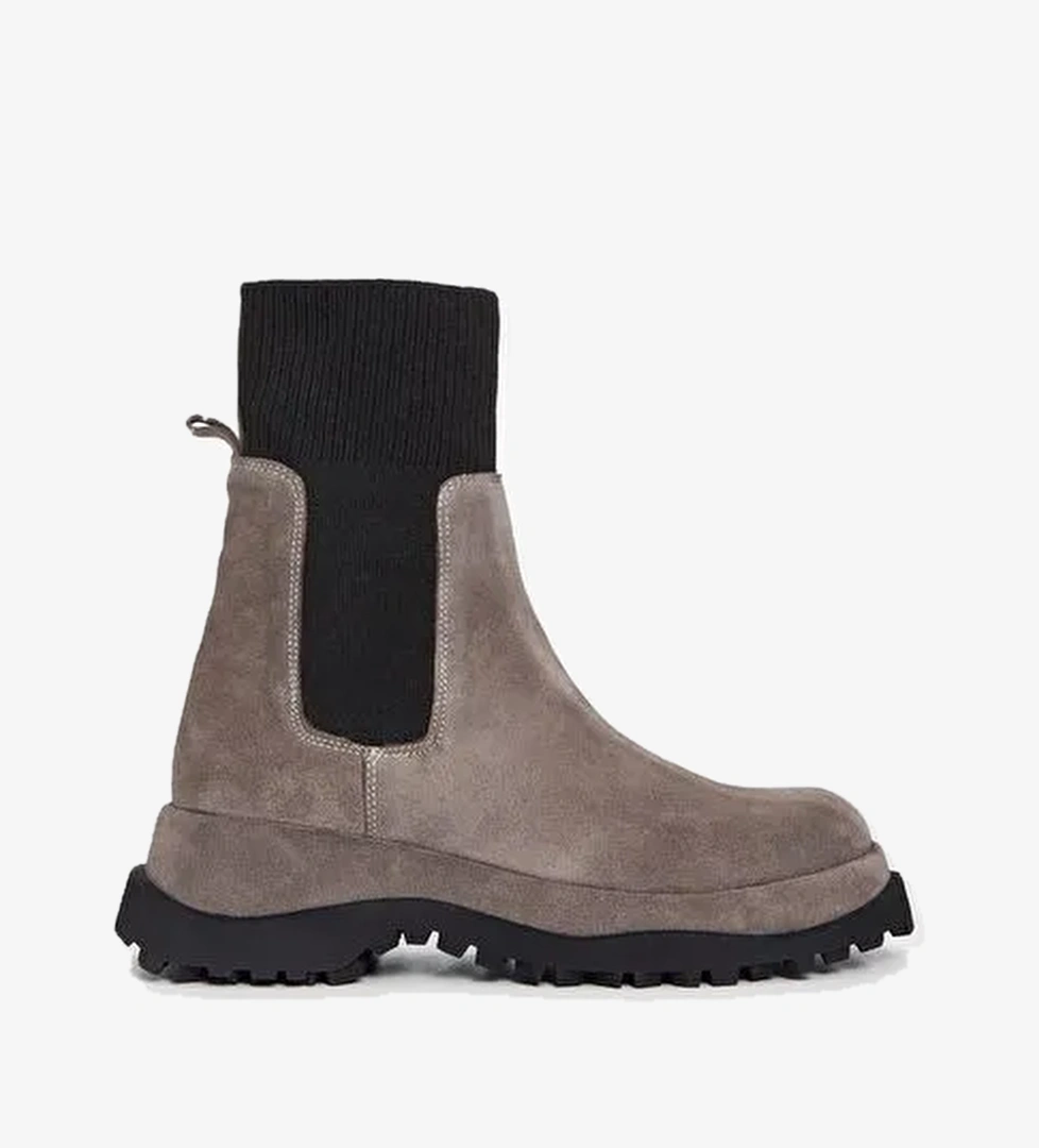 Valmenti Kadın Vizon Süet Hakiki Deri Casual Bot - Görsel 1