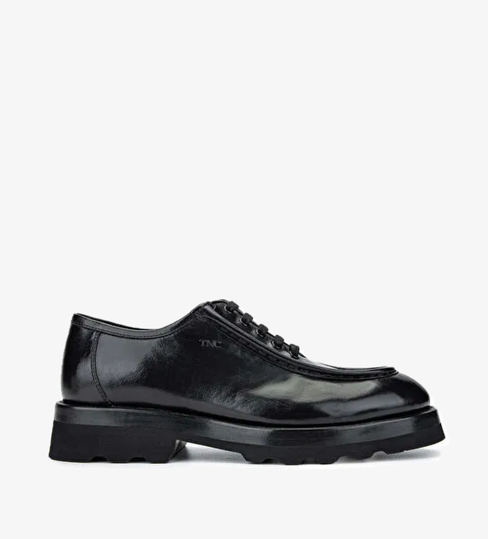 Tamer Tanca Tamer Tanca Siyah Taba Erkek Deri Günlük Ayakkabı 477 64221 ERK AYK SK24-25 Klasik Ayakkabı | Boyner Siyah - 1. görsel