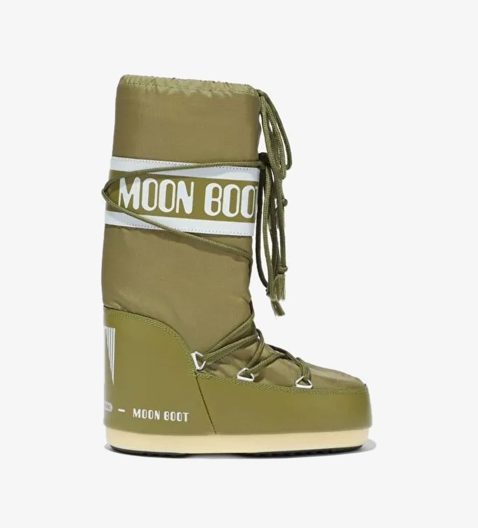 ICON NYLON W Kadın Bot (Kar) 14004400-083 Moon Boot Nylon Khaki - Görsel 1