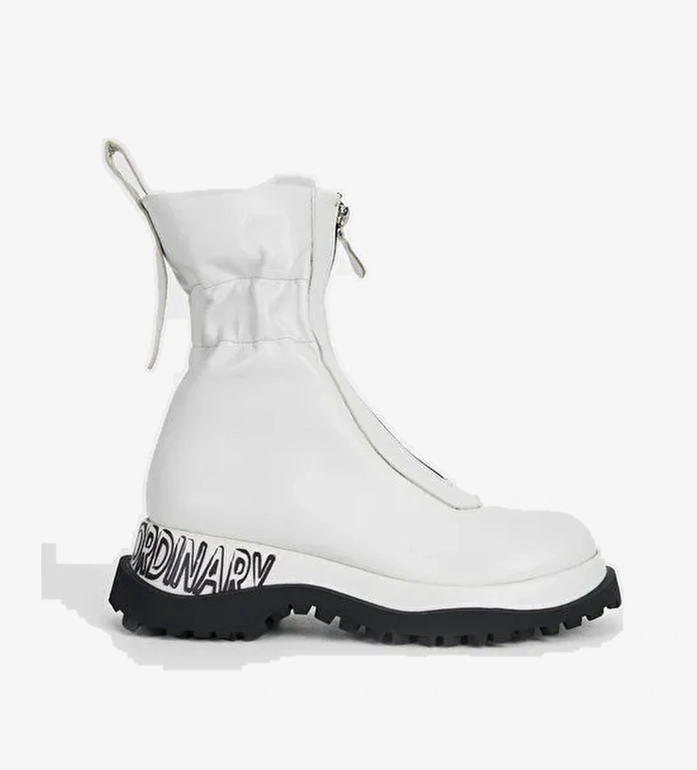 Valmenti Orıonex Kadın Beyaz Hakiki Deri Casual Bot - Görsel 1