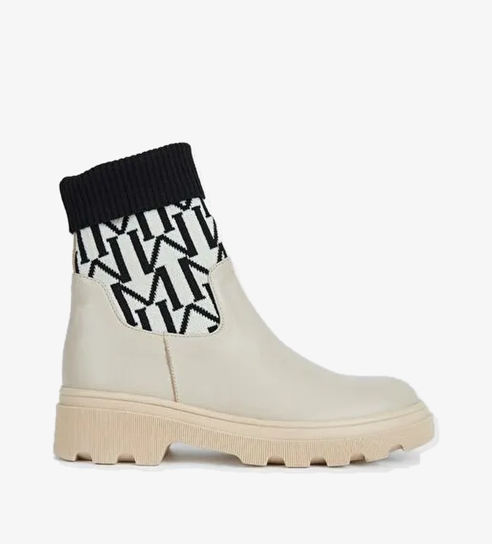 Valmenti Kadın Bej Hakiki Deri Casual Bot - Görsel 1