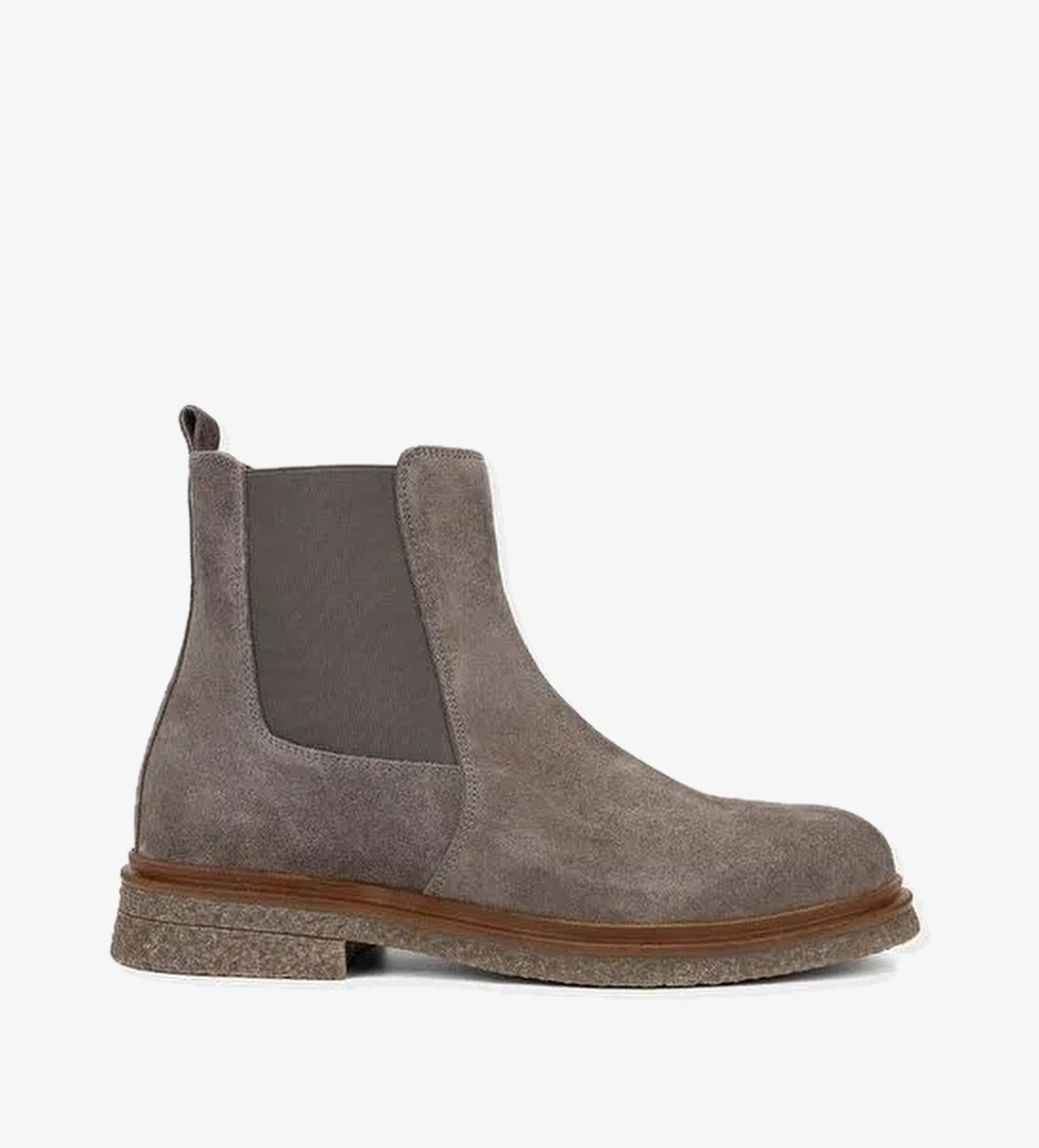 Valmenti Lyra Kadın Vizon Süet Hakiki Deri Casual Bot - Görsel 1