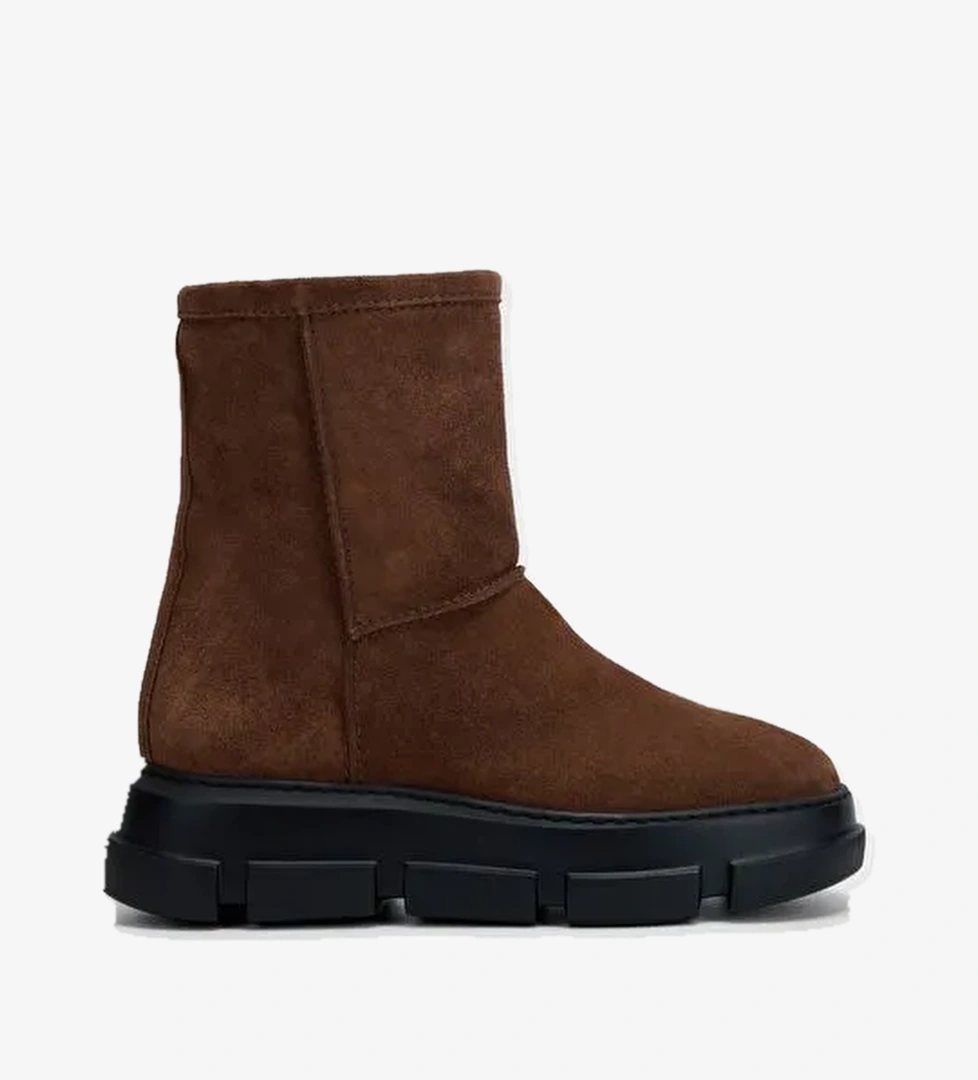 Valmenti Kadın Tütün Hakiki Deri Casual Bot - Görsel 1