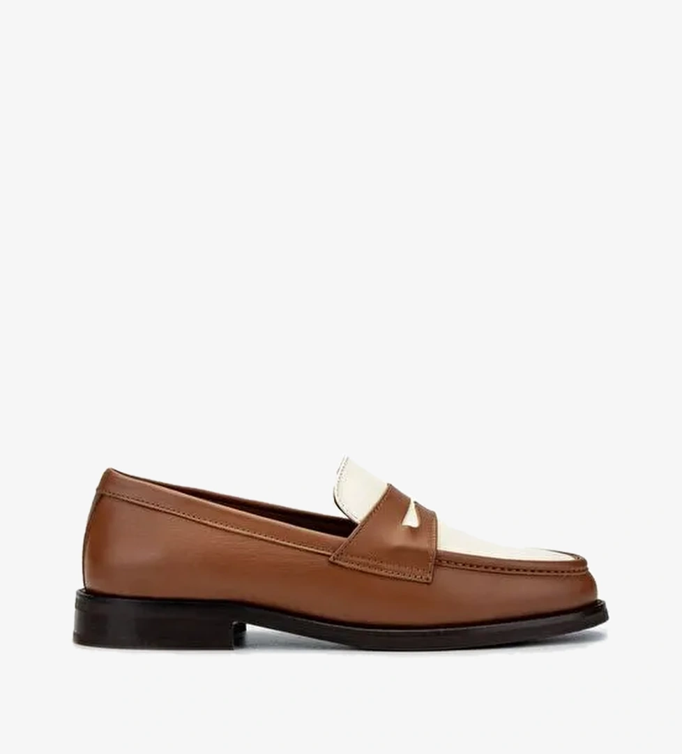 Valmenti Kadın Taba Loafer Ayakkabı - Görsel 1