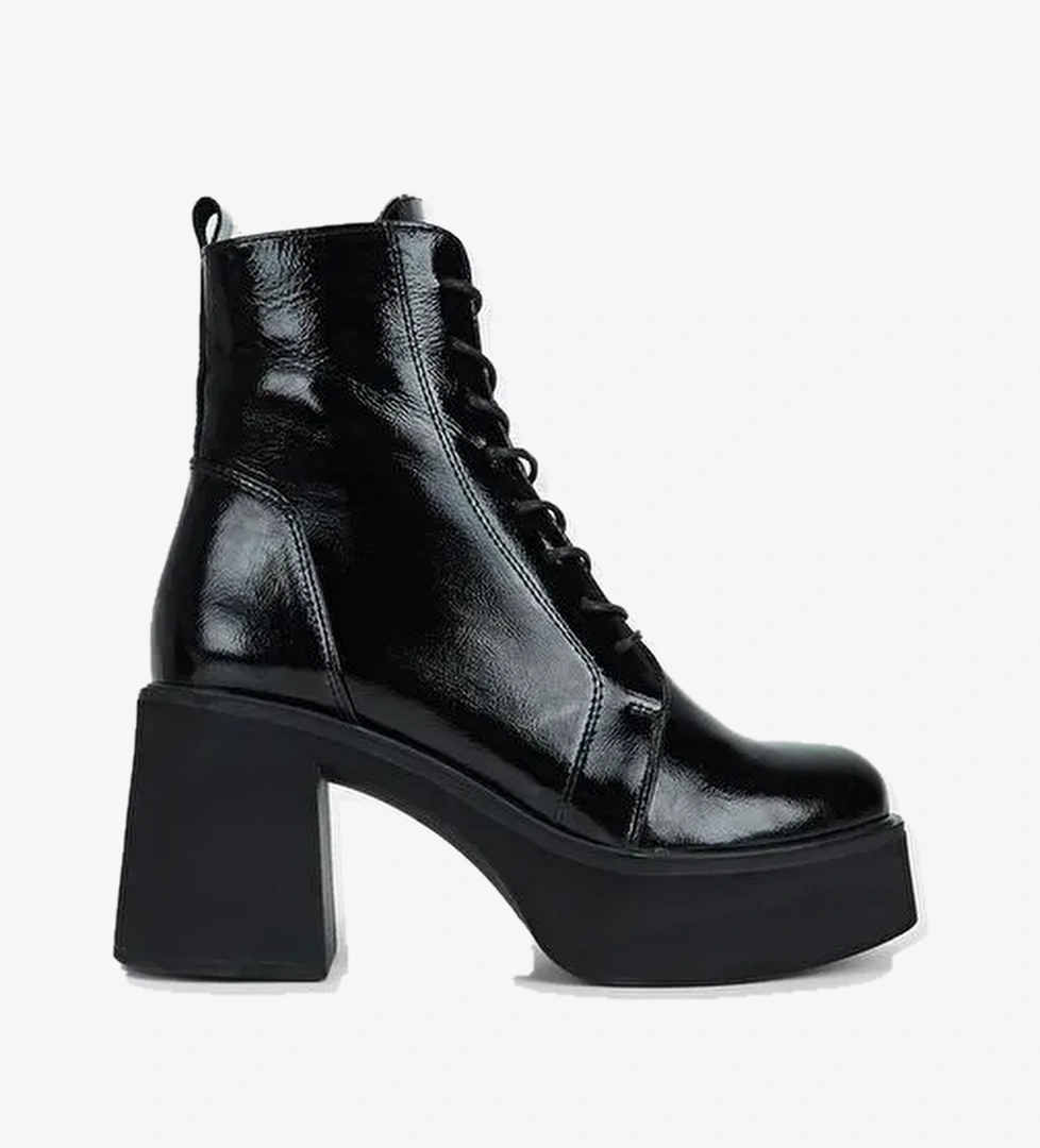 Valmenti Kadın SIYAH KRSK RGN Hakiki Deri Casual Bot - Görsel 1