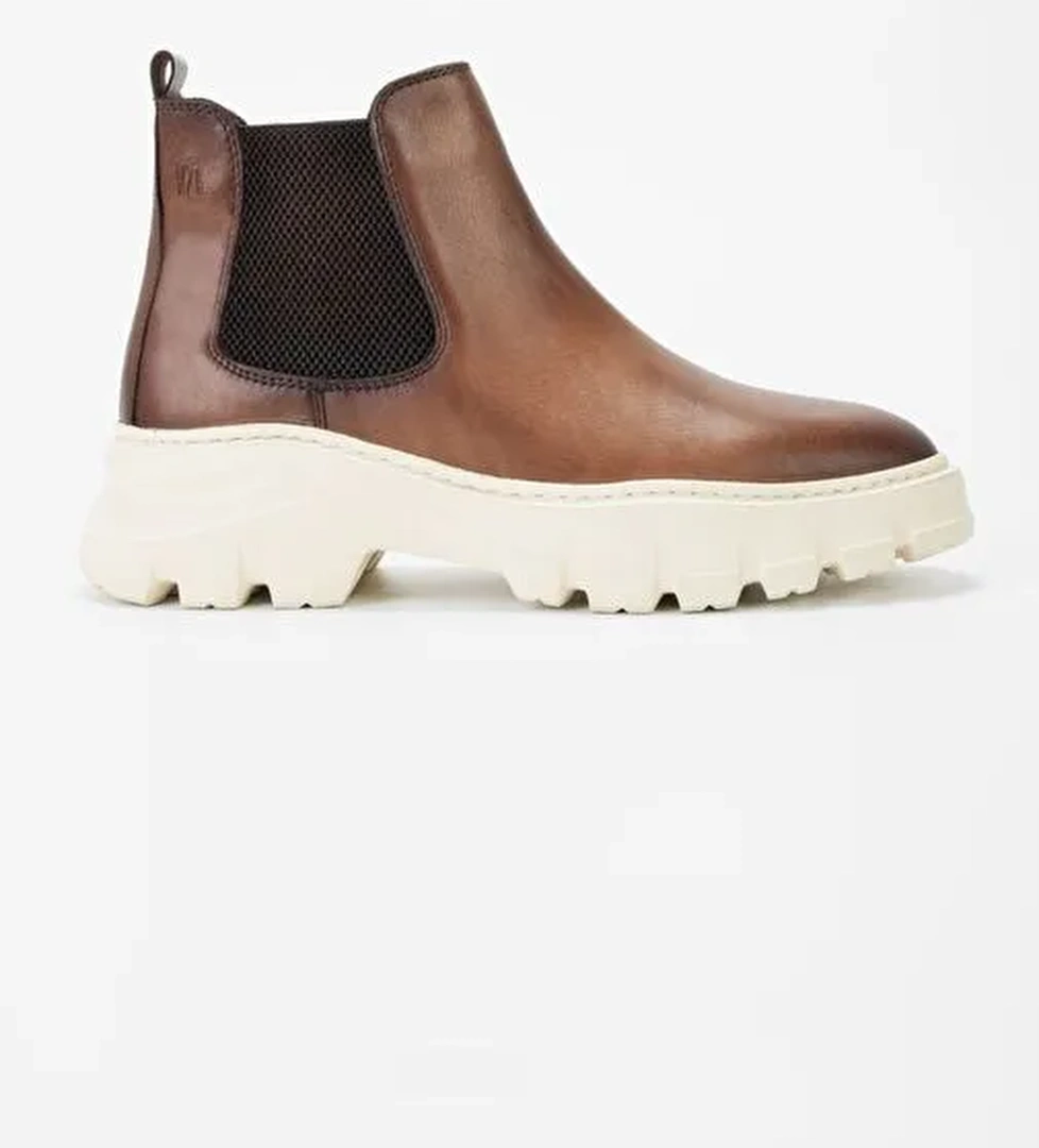 Valmenti Aegis Erkek Ceviz Hakiki Deri Casual Bot - Görsel 1