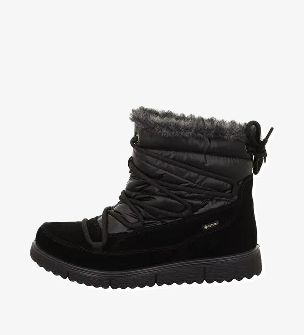 Legero Siyah Kadın Süet Kar Botu 2-000339 - Görsel 1