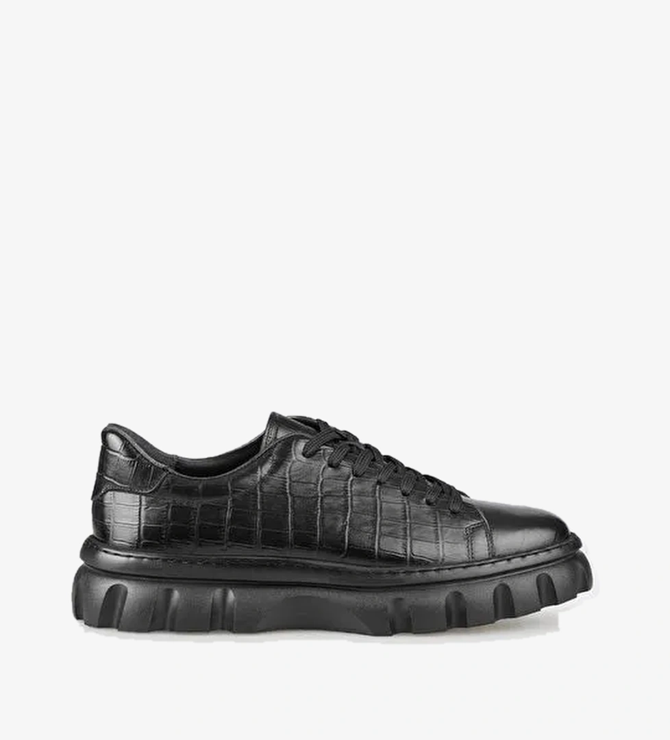 Elle Elle Siyah Deri Erkek Günlük Ayakkabı Klasik Ayakkabı | Boyner Siyah - 1. görsel