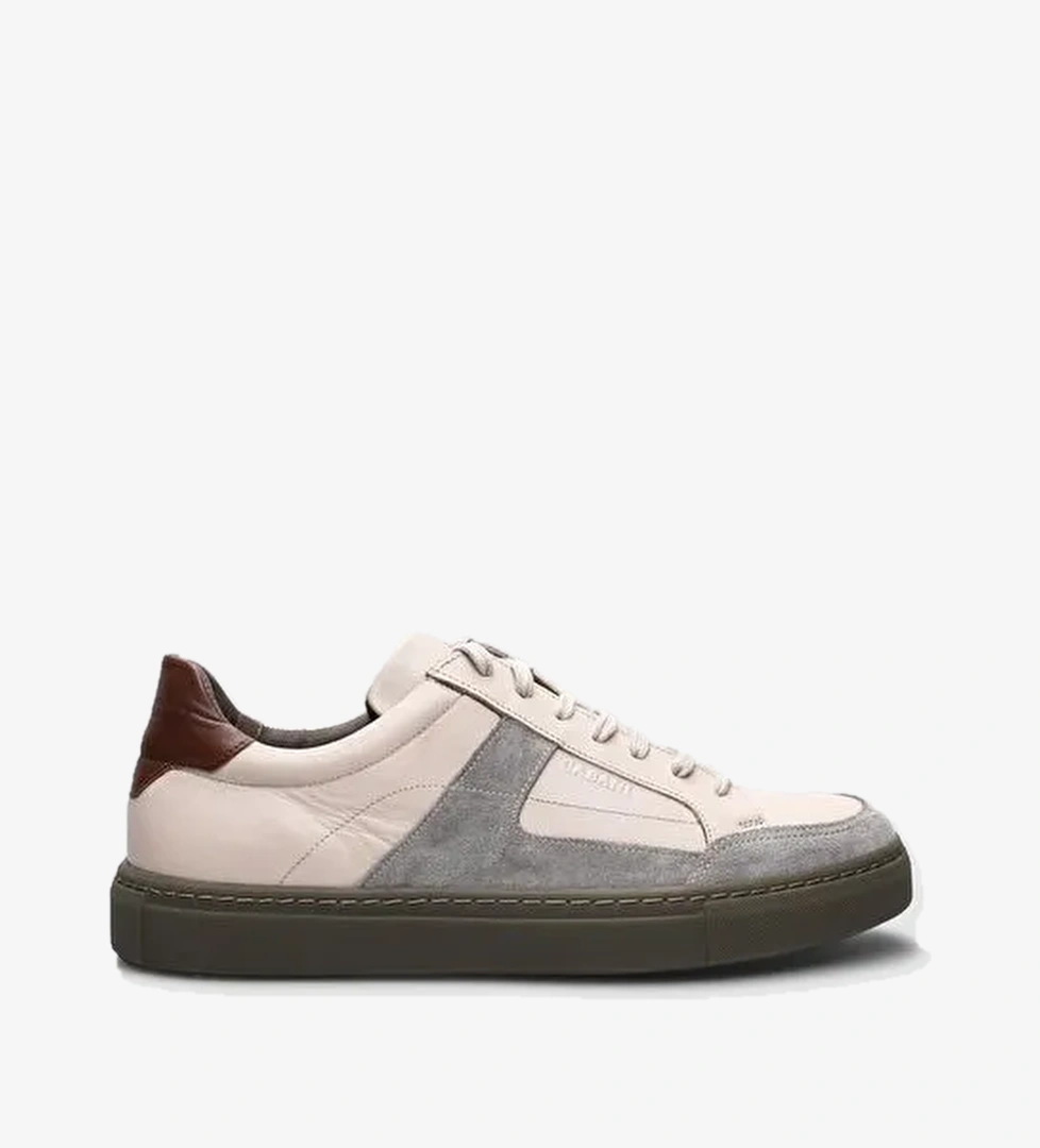 Cabani Ayakkabı Bej-Gri Erkek Sneaker 121031 - Görsel 1