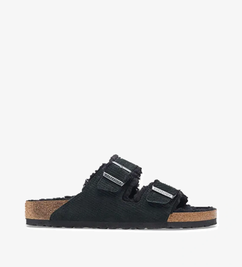 Birkenstock Siyah Kadın Süet Terlik 1028357 - Görsel 1