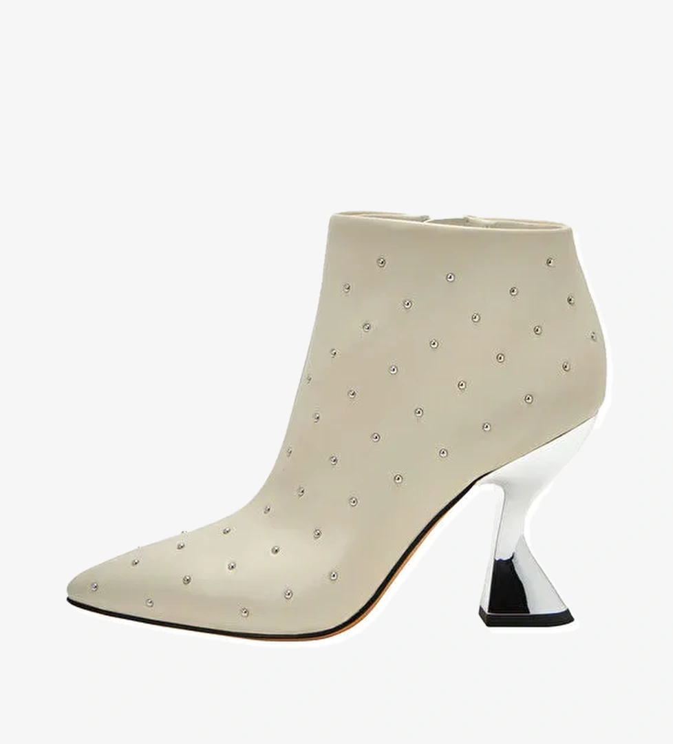 Katy Perry Krem Kadın Topuklu Bot KP3225