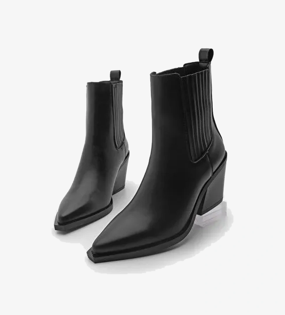 Kadın Western Bot Erbe Siyah - Görsel 1