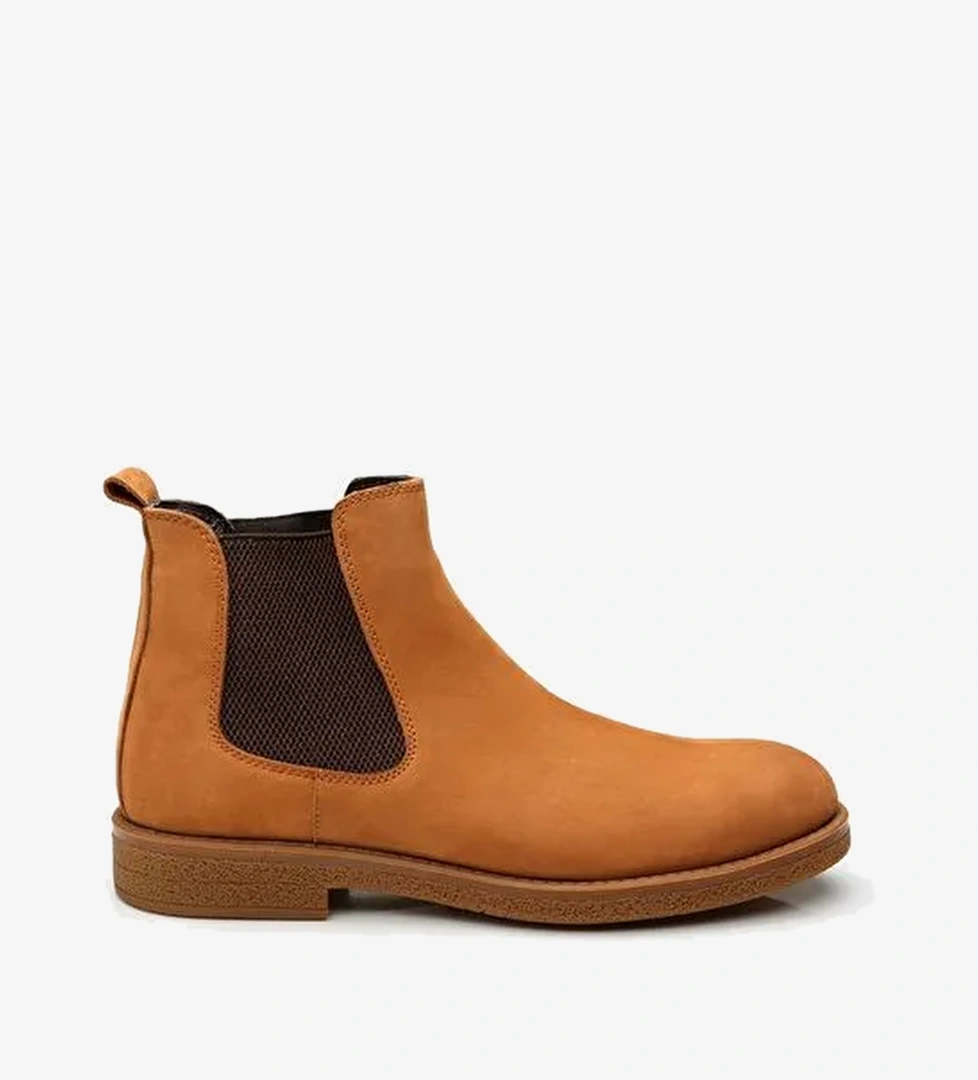 Hakiki Deri Taba Erkek Günlük Bot - Görsel 1