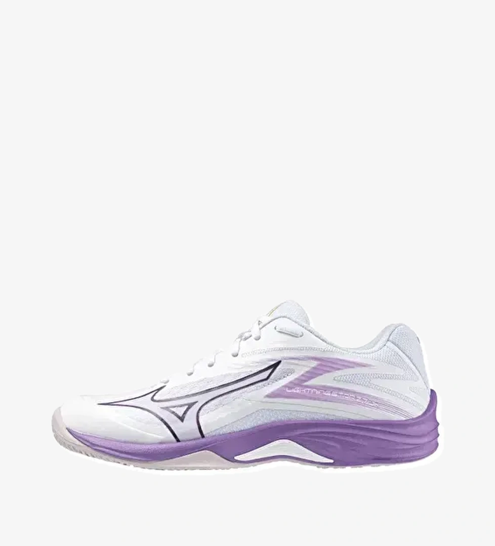 Lightning Star Z7 Jr Unisex Voleybol Ayakkabısı Beyaz / Lila - Görsel 1