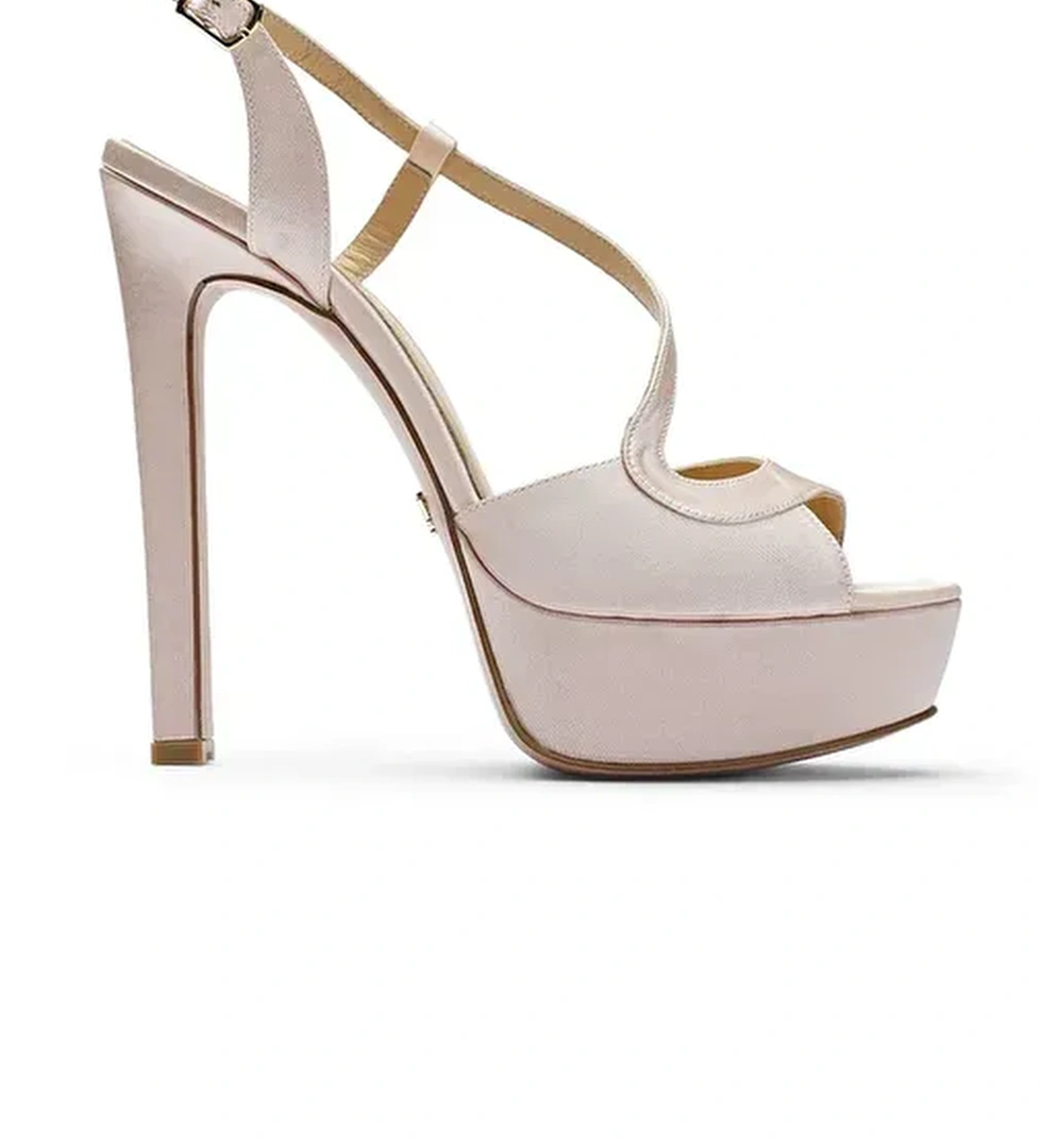 Jabotter Eleanor Saten Platform Topuklu Ayakkabı - Görsel 1