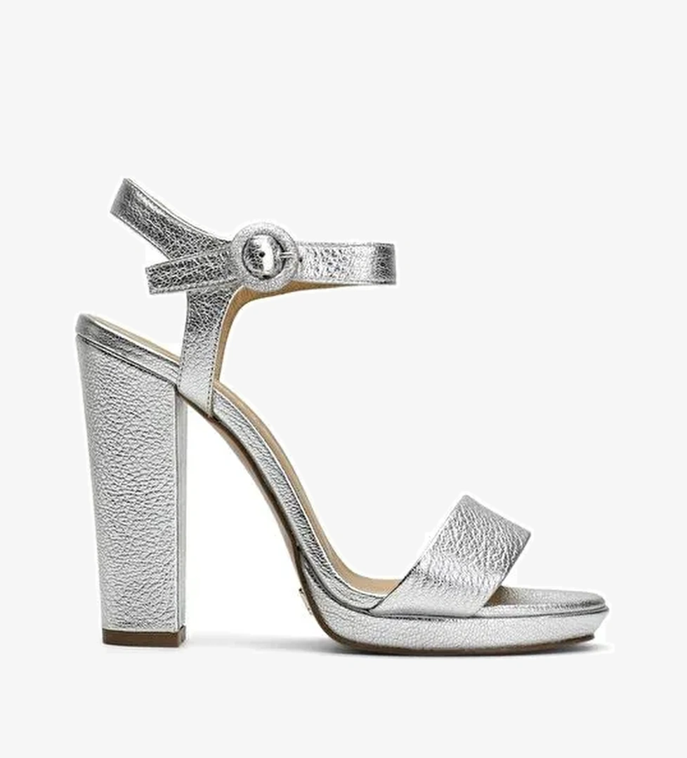 Jabotter Daff Mat Deri Platform Topuklu Ayakkabı - Görsel 1