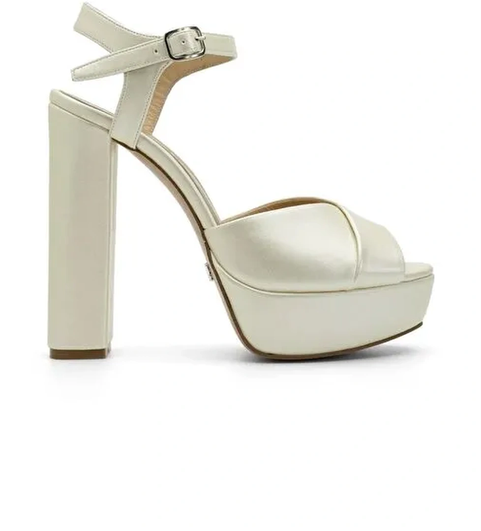 Jabotter Carla Deri Platform Topuklu Ayakkabı - Görsel 1