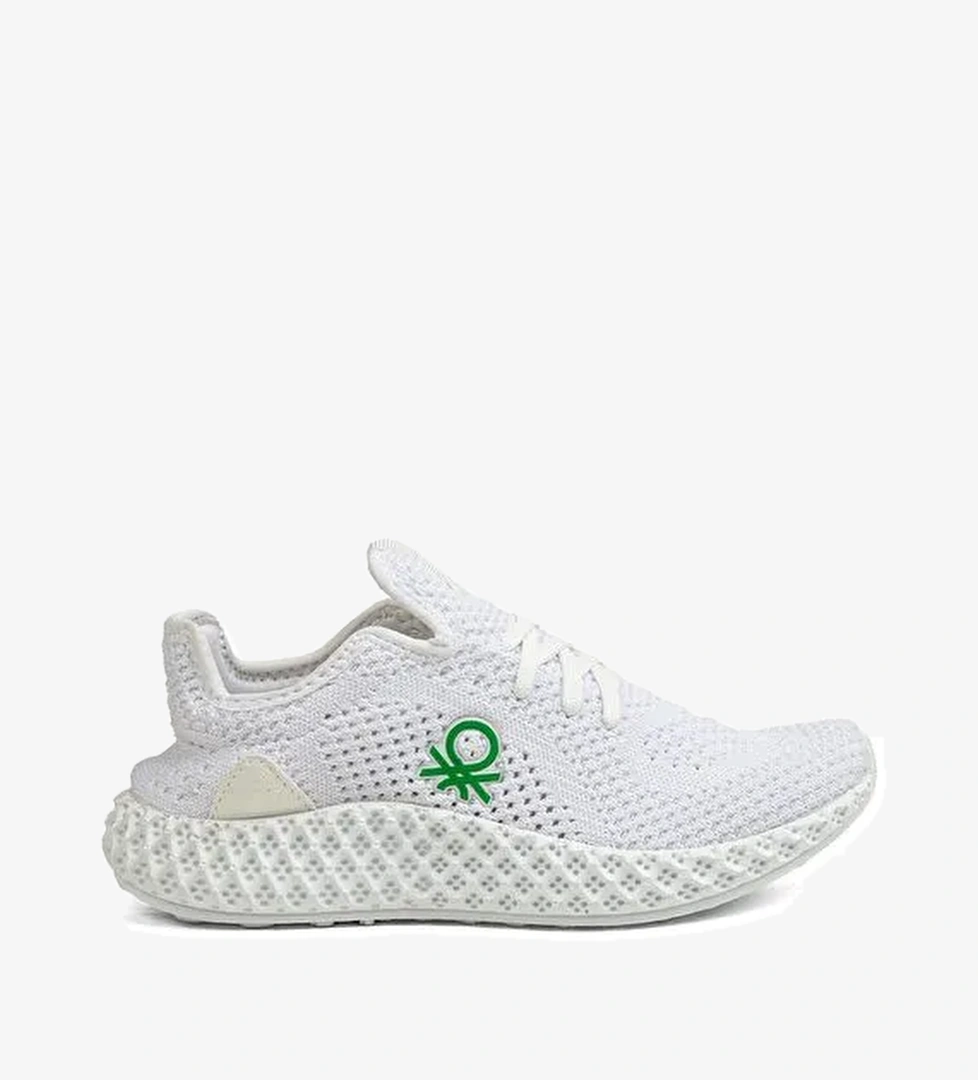 Benetton® | BN-30009 -3570 Beyaz - Kadın Spor Ayakkabı - Görsel 1
