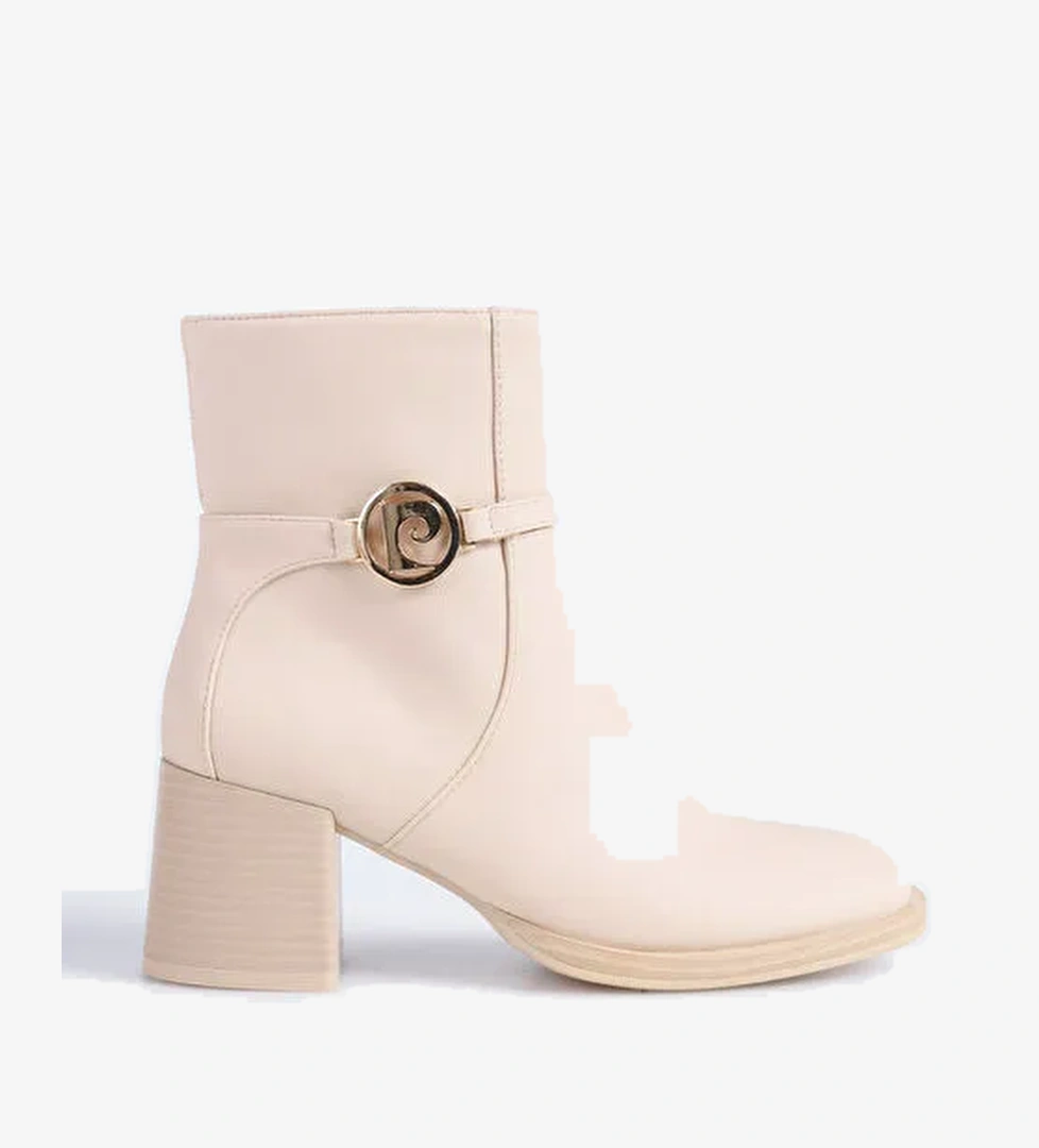 Pierre Cardin Pierre Cardin Siyah Bej Kadın Topuklu Bot Pci-11118 model görseli