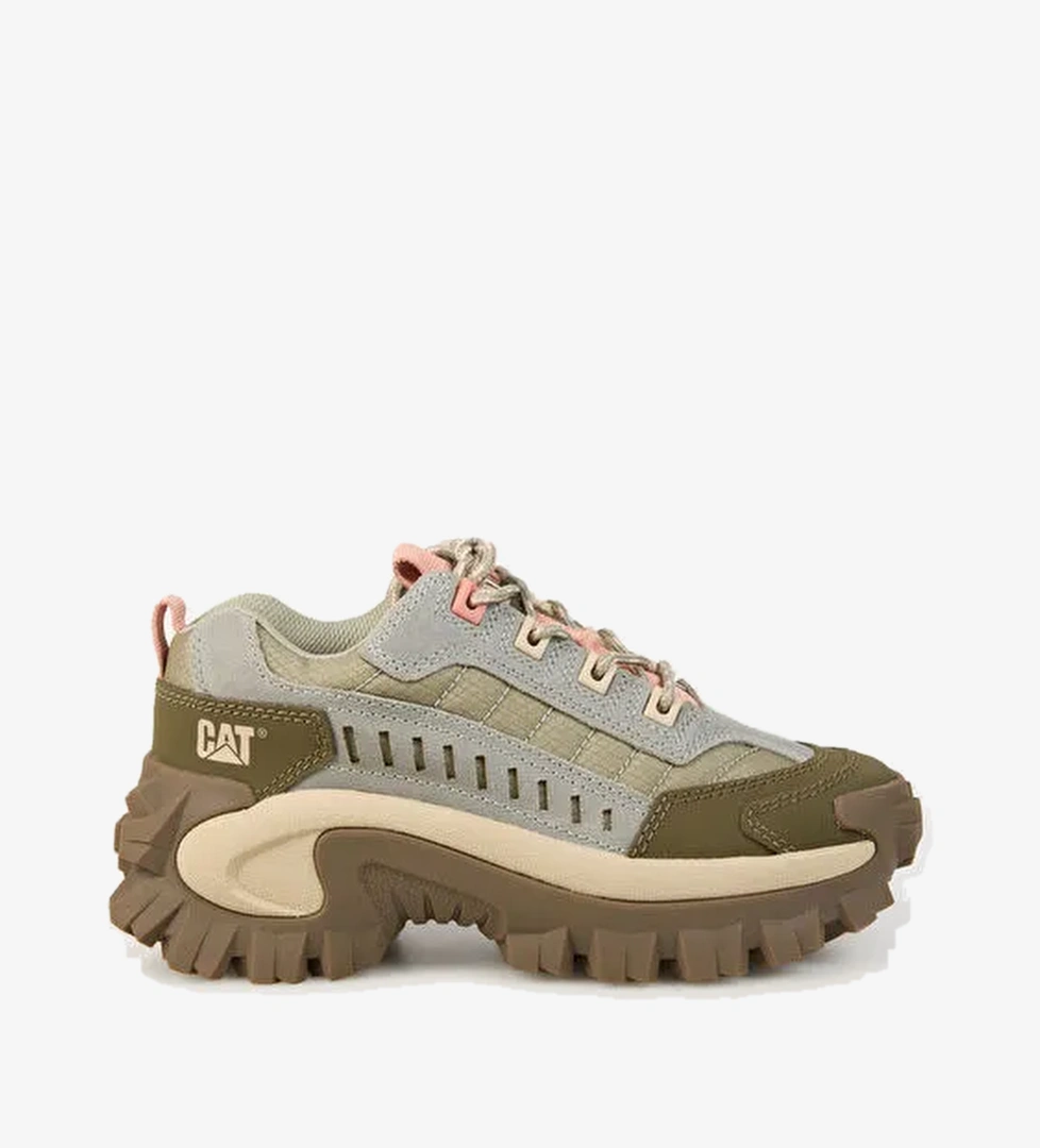 Caterpillar Bej-Yeşil Kadın Süet Sneaker 013G100955