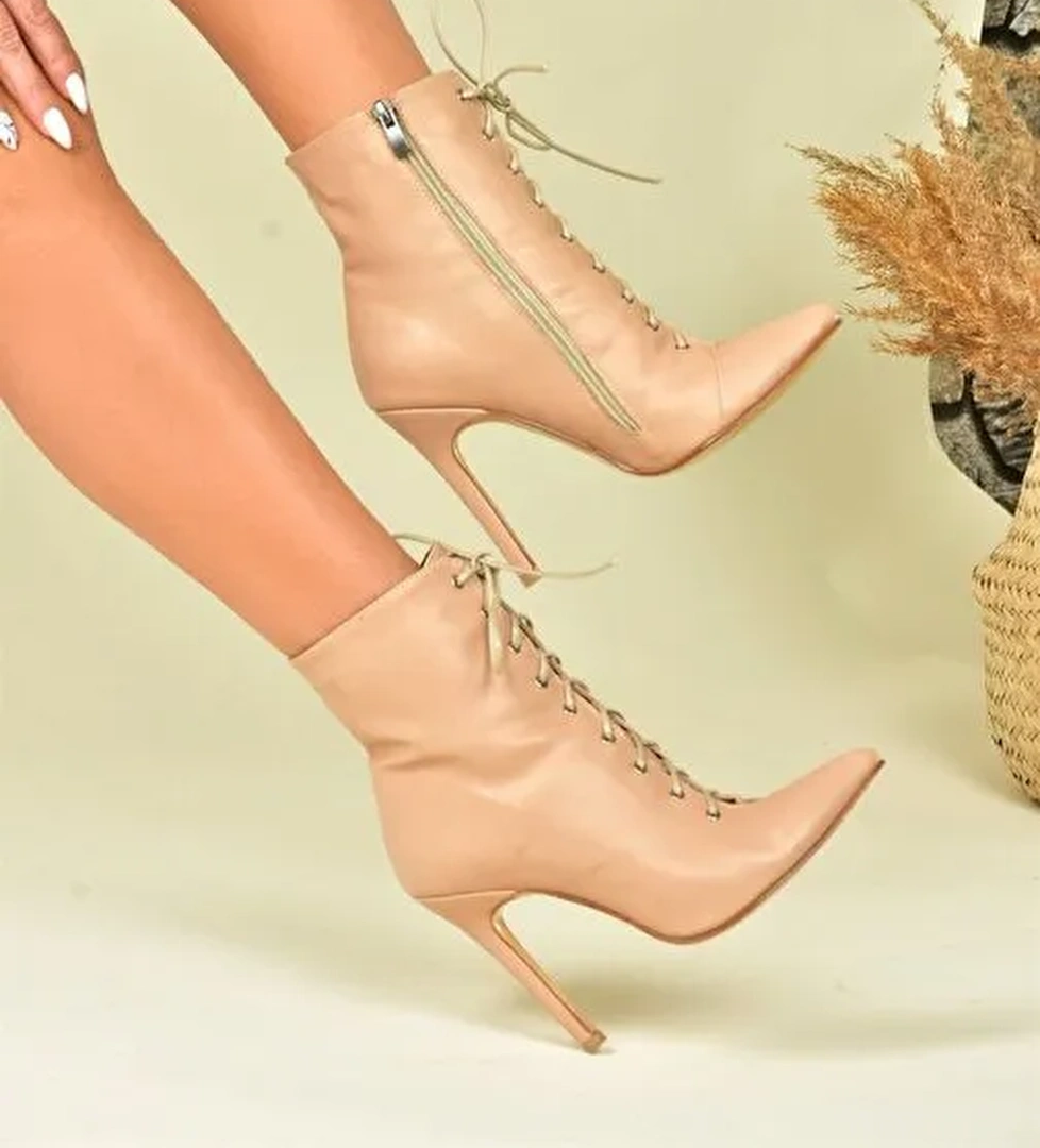 Ten İnce Yüksek Topuklu Kadın Bot L372493509 - Görsel 1