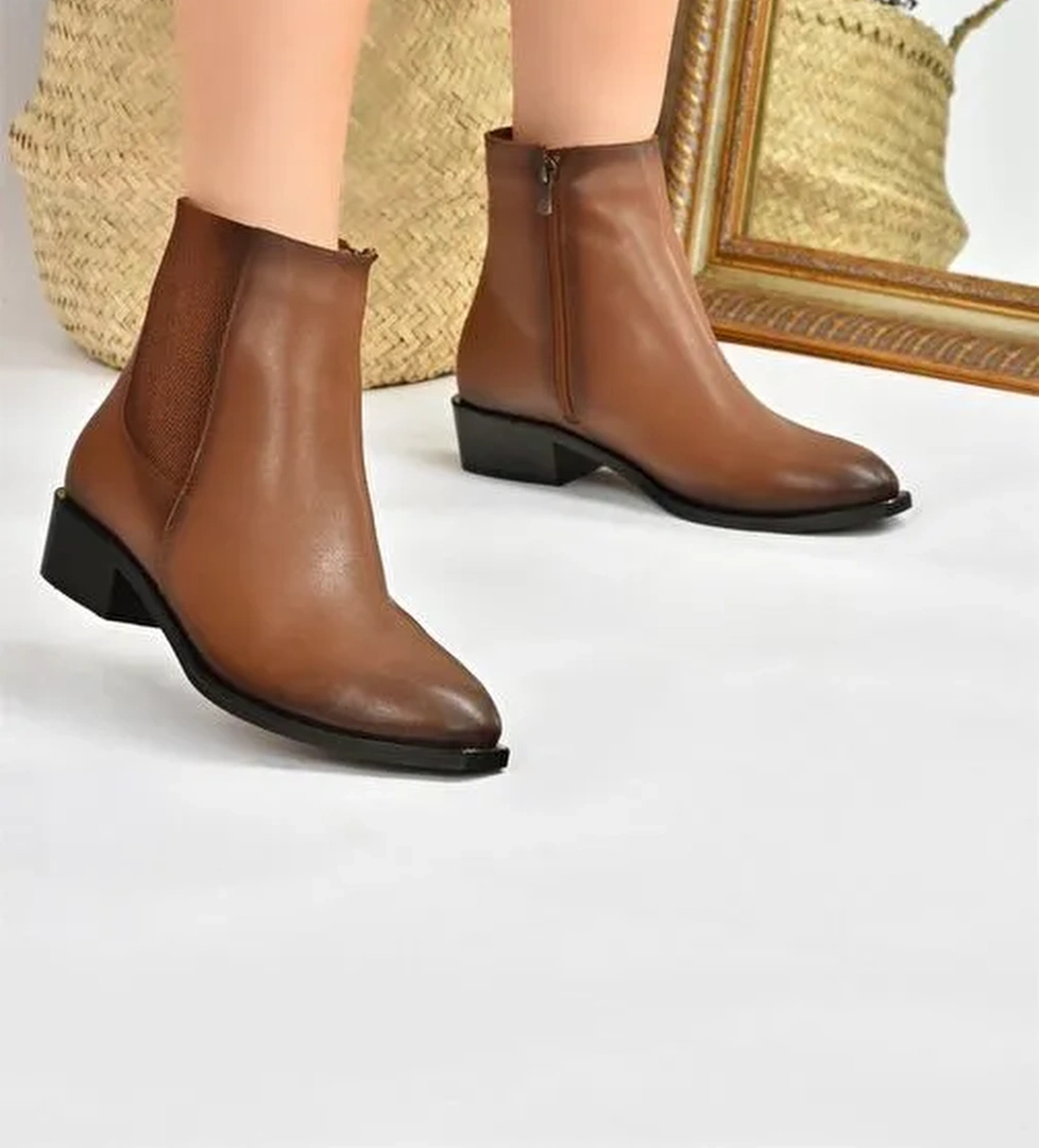 Taba Kısa Topuklu Kadın Bot L252673109 - Görsel 1